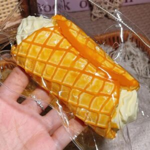 Kawaii Crispy Cream Roll Squishy Toy