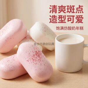 Handmade Cute Rice Cake Stick Squishy | Slow Rebound Stress Relief Toy | Super Soft & Hand-Suction T