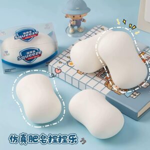 Handmade Realistic Soap Bar Squishy Slow Rebound Simulation Food Toy Super Soft Q Bouncy Stress Reli