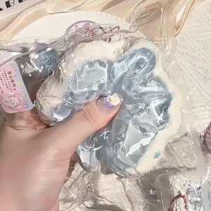 Handmade Frozen Strawberry and Snowflake Rice Ball Squishy High Value Food Grade Silicone Cute Affor