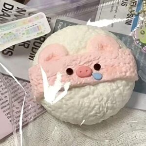 Handmade KT & Tutu Pig Puff Squishy Gift Extra Thick Slow Rising Pinch Toy Affordable Student Party