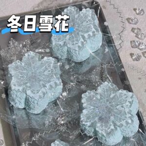 Handmade Snowflake Squishy Super Soft Food-Grade Silicone Pinch Toy Cute Office & Student Stress Rel