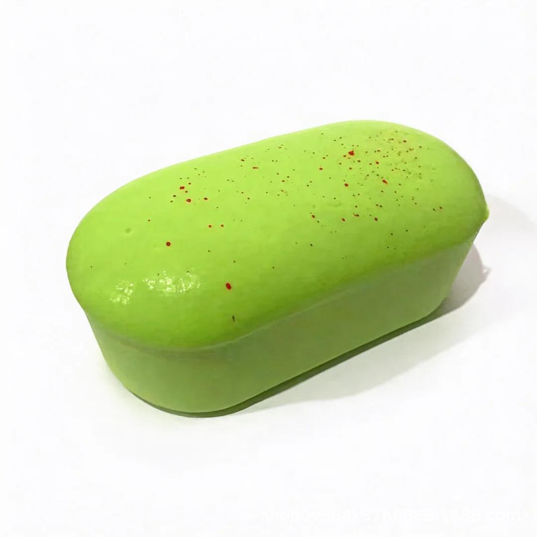 Handmade Milk Rice Cake Squishy | Slow Rebound PU Foam Toy | Pinch & Click Sound | Food Simulation S - Image 4