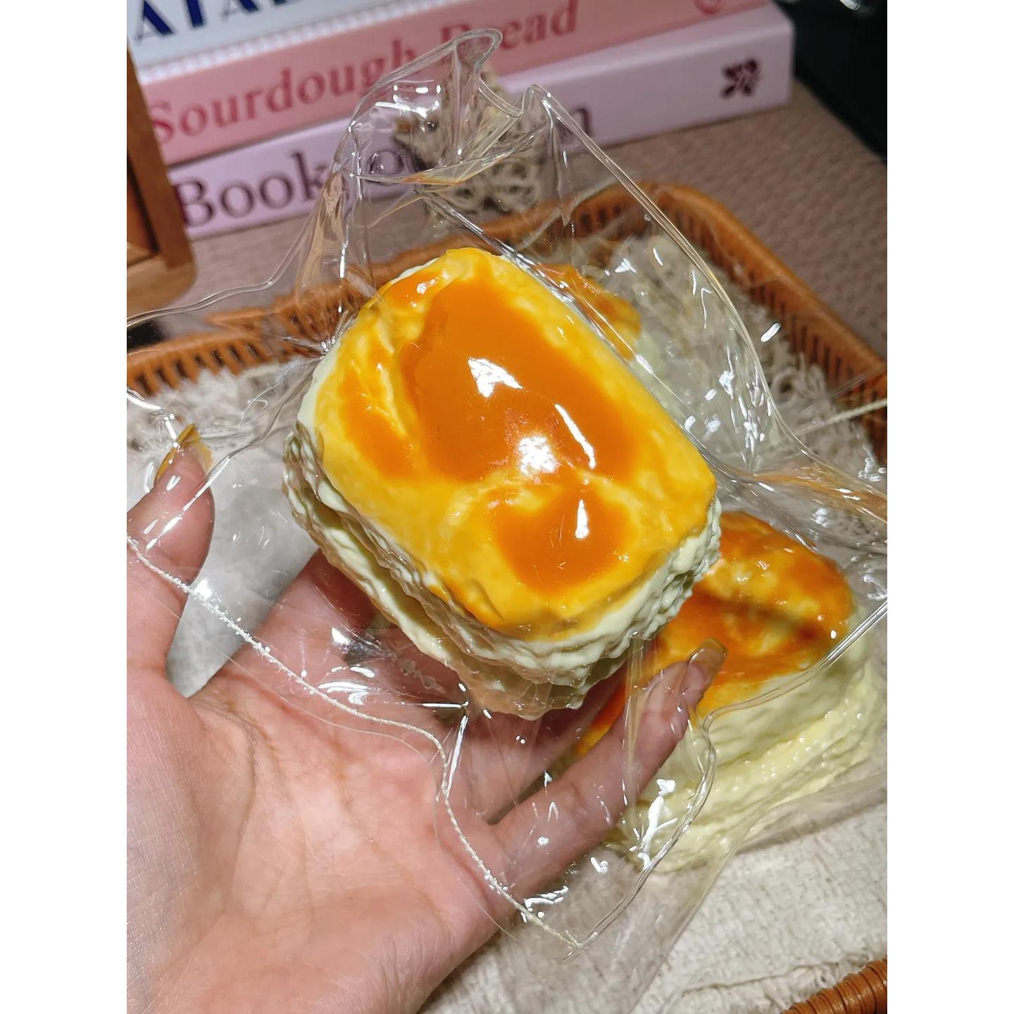 Kawaii Scone Bread Slow-Rise Squishy Toy - Image 4