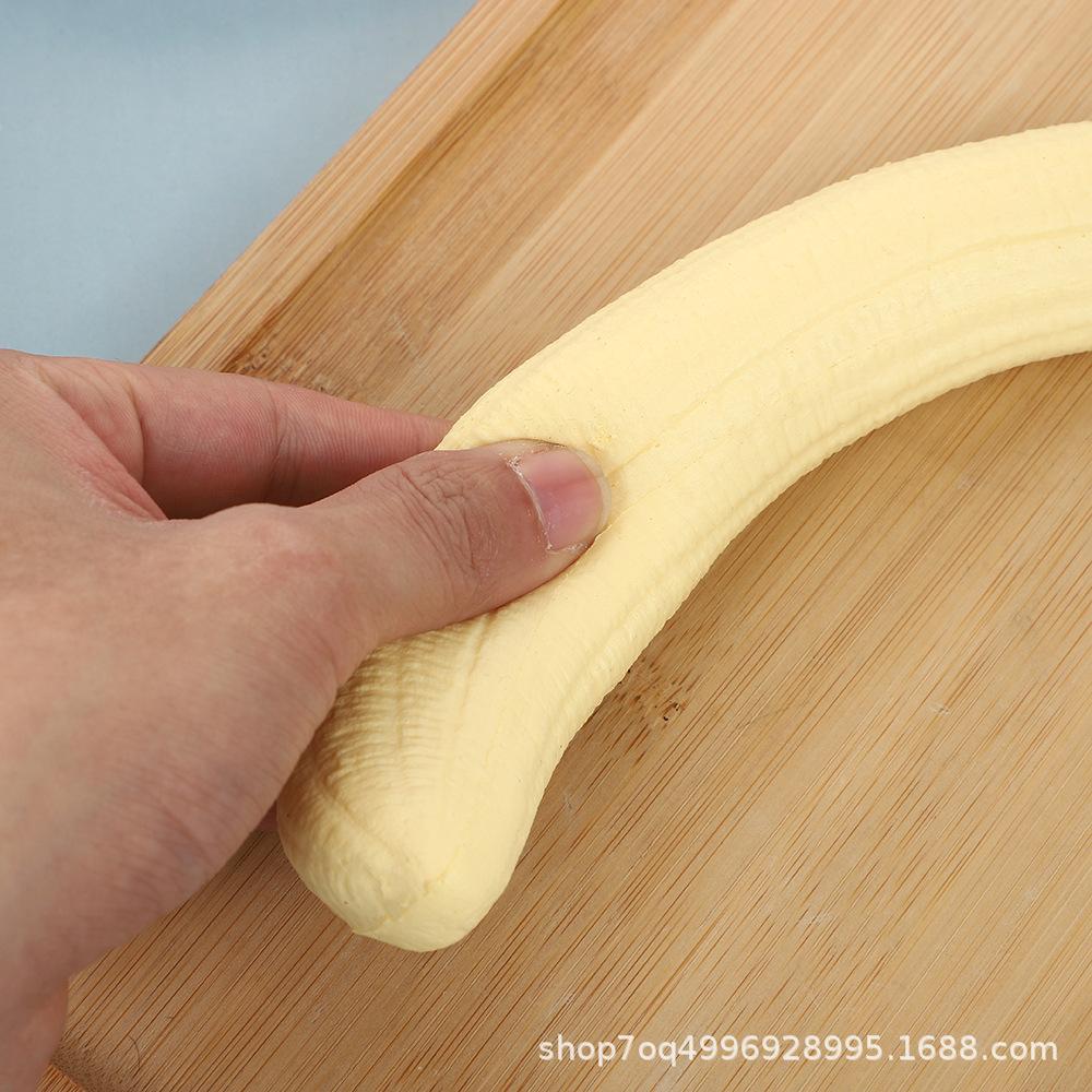 Handmade Hachimi Banana Squishy Super Soft and Wet Touch Slow Rebound Toy Realistic Food Simulation - Image 4