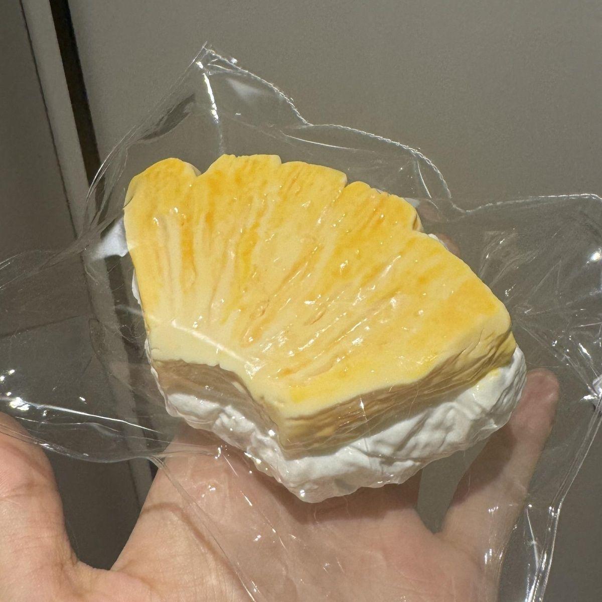 Handmade Pineapple Yogurt Squishy Gift Food-Grade Silicone Water Cream Texture Creative Stress Relie - Image 4