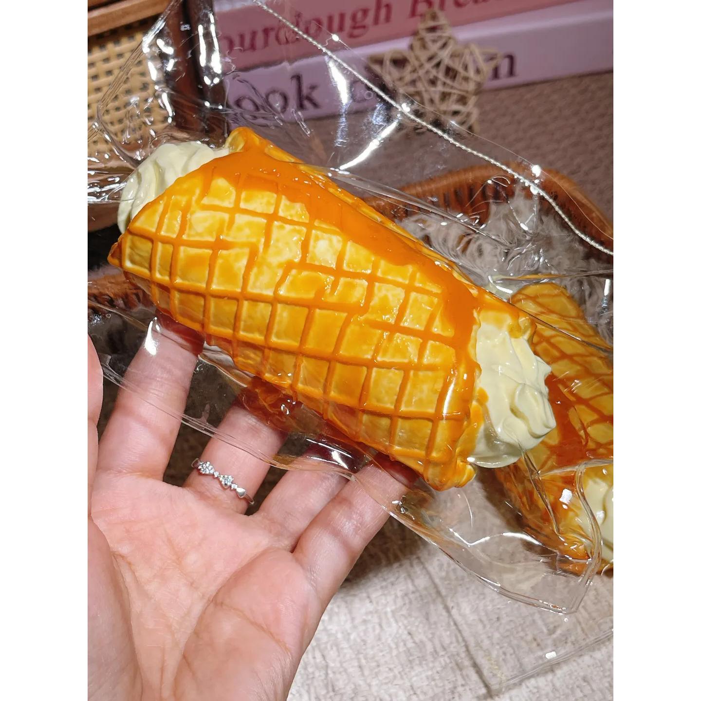 Kawaii Crispy Cream Roll Squishy Toy - Image 5