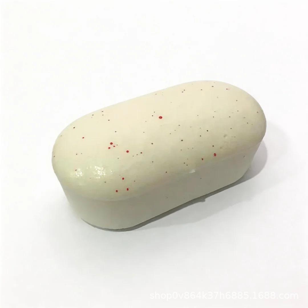 Handmade Milk Rice Cake Squishy | Slow Rebound PU Foam Toy | Pinch & Click Sound | Food Simulation S - Image 5