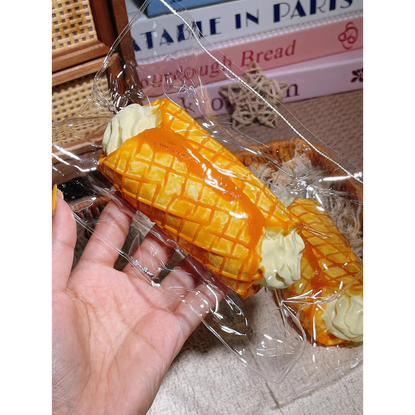 Kawaii Crispy Cream Roll Squishy Toy - Image 6