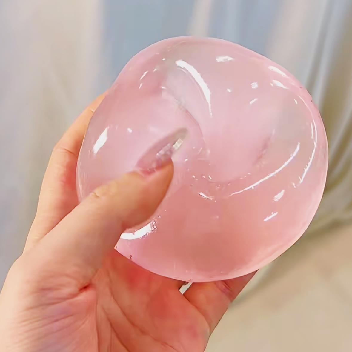 Handmade Strawberry Soufflé Squishy | Food Simulation Pinch Cake | Slow Rebound Mud-Texture Squeeze - Image 6