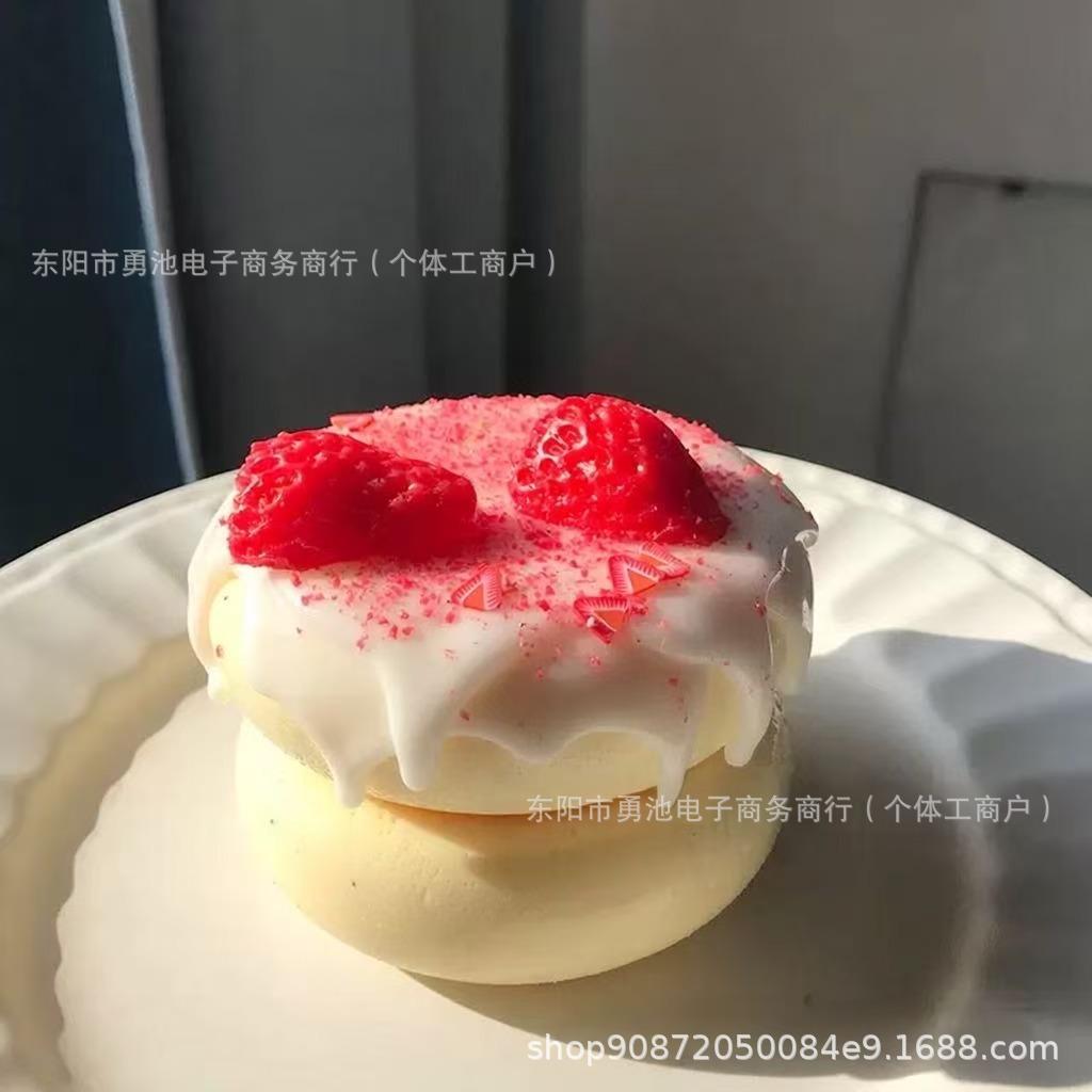 Handmade Dessert Cake Squishy | TPR Material with Extra Soft Clay Texture | Slow Rebound Squeeze Toy - Image 6