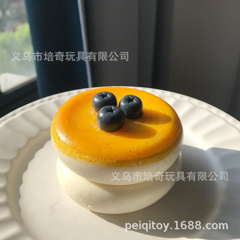 Handmade Strawberry Souffle Cake Squishy Cute Slow Rebound Food Simulation Toy Super Soft Q Bouncy S - Image 6