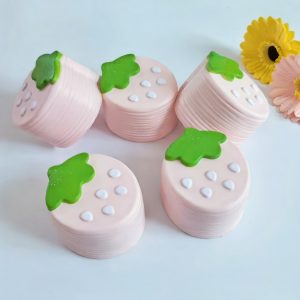 Sticky Strawberry Mille Crepe Squishy Cake