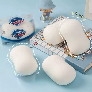 Realistic Soap Squishy with Crunchy Sound, Slow-Rising Relief