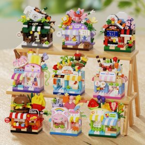Food Truck Micro-Block Building Set