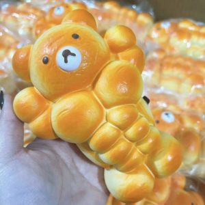 Wet-Soft Abs Bear Slow-Rise Squishy Toy
