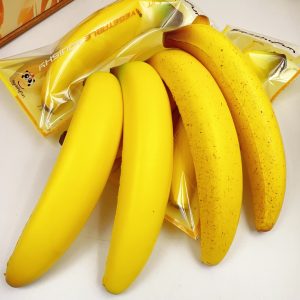 Realistic Ripe Banana Squishy, Soft Slow-Rising Stress Toy